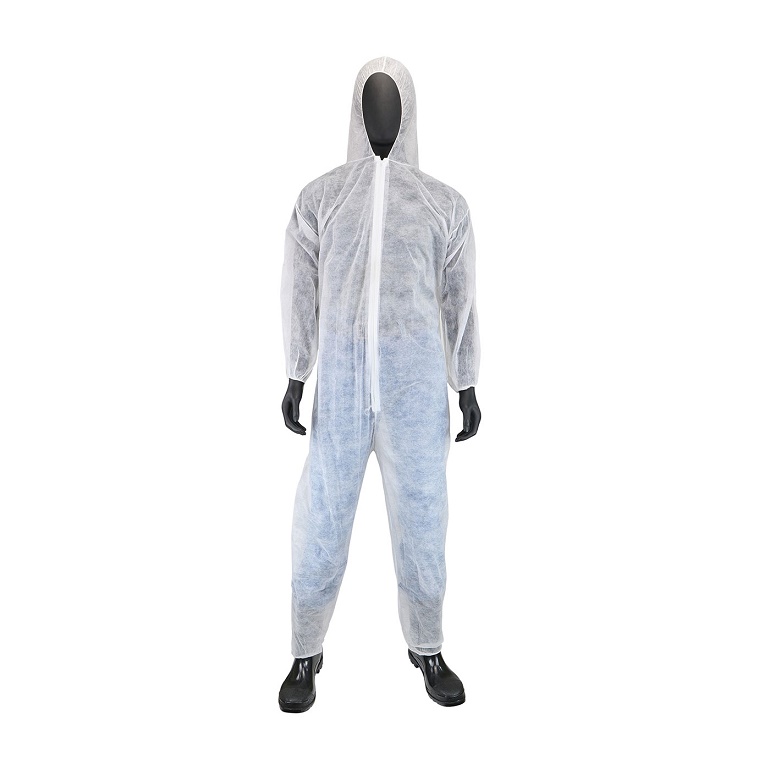 Standard Weight 2X-Large Coverall Hood with Elastic Wrist & Ankle in White